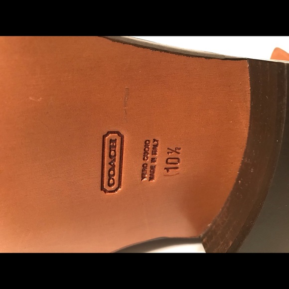 Rare! Made in Italy Coach Leather Boots - Picture 6 of 8